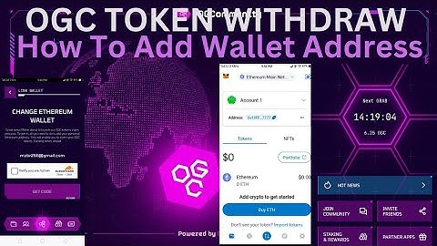 Ogc app withdrawal||ogc Wallet adress link || OGC token  withdrawl||Ogc update