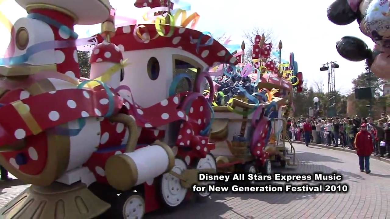 Disneyland Paris HD - Disney's All Stars Express Music Video