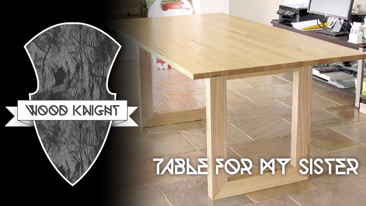 045 - Tassie oak dining table for my sister