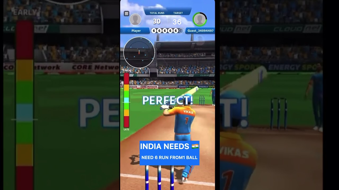 NEED 6RUNS FORM 1BALL ☠️💀