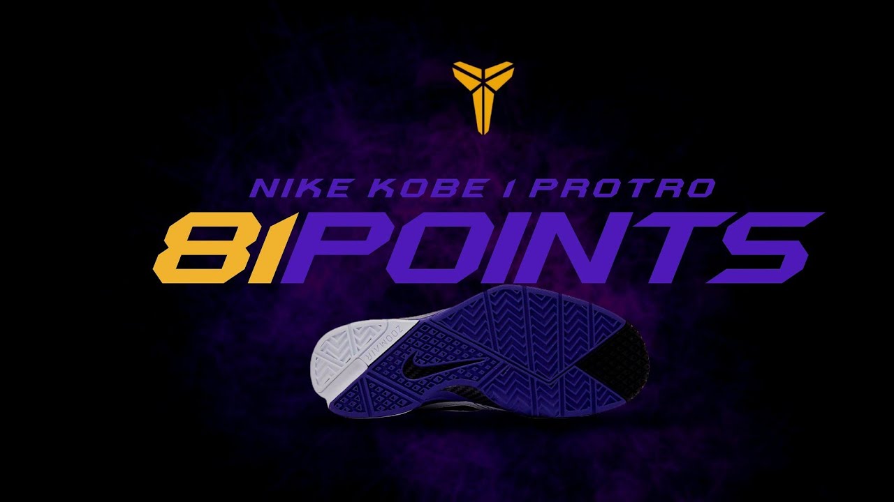 Kobe Bryant's 81-Point Game Returns: Nike Zoom Kobe 1 Protro 20th