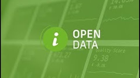 TTF Working group introductions - Open Data