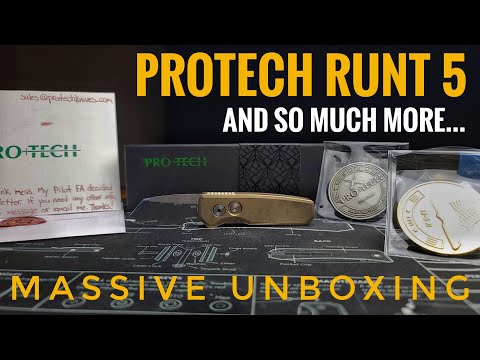 Protech Runt 5 (Prototypde) Unboxing - A Classy Brassy Baby Runt