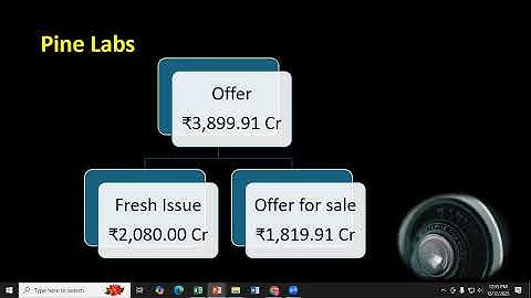 Offer for Sale and Accounting Adjustments