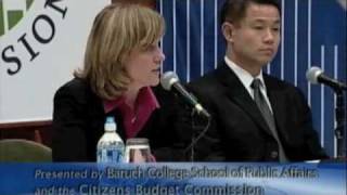 NYC Comptroller Debate 2009 - Question 1