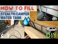 How to Fill a Camper Water Tank (Hidden Stealth Van Connection)