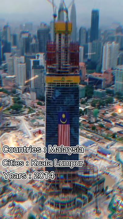 Evolution of Kuala Lumpur City #shorts #malaysia #trending