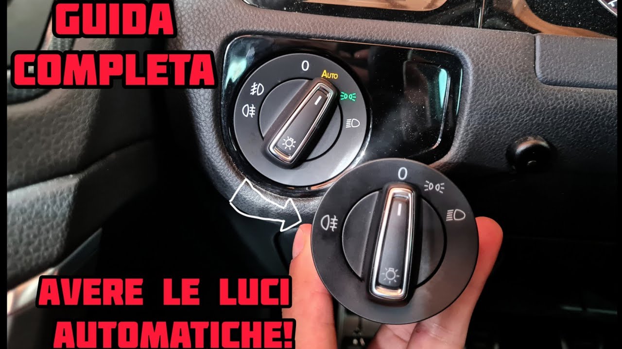 Avere le luci Automatiche! Guida COMPLETA, Installazione e Codifica per VW  Golf Polo Passat Tiguan 