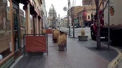 Walk downtown Boise, Idaho; heading towards capital; Enormous construction projects 