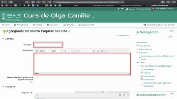 SUBIR PAQUETE SCORM A MOODLE
