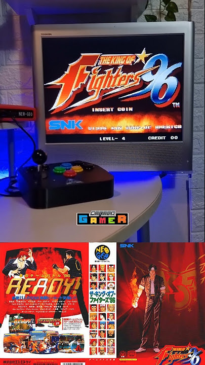 New-Geo MVS Consolizada   The King of Fighters 1996! #nostalgia #nostalgia90 #snk #neogeo #shorts