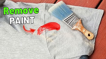 How To Easily Remove Paint Stains from Clothes. Quick Fix 👍