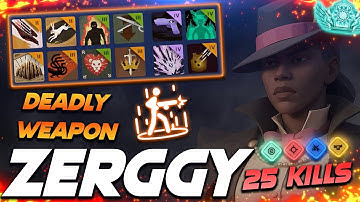 Zerggy Wraith Deadly Weapon 25 Kills - Deadlock Pro Gameplay [Watch & Learn]