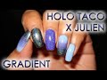 Holo Taco x Julian Collection Gradient | DIY Nail Art Tutorial | MSLP