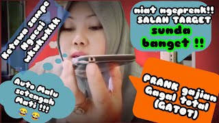 HIBURAN SAJA || NIAT NGE PRANK BATAL GAJIAN MALAH GATOT (gagal total)