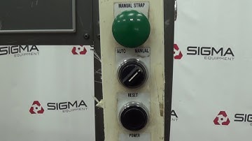 Polychem Semi Automatic GP44 Case Strapper SIGMA Equipment