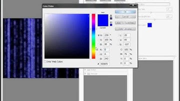 Photoshop Matrix Code tutorial