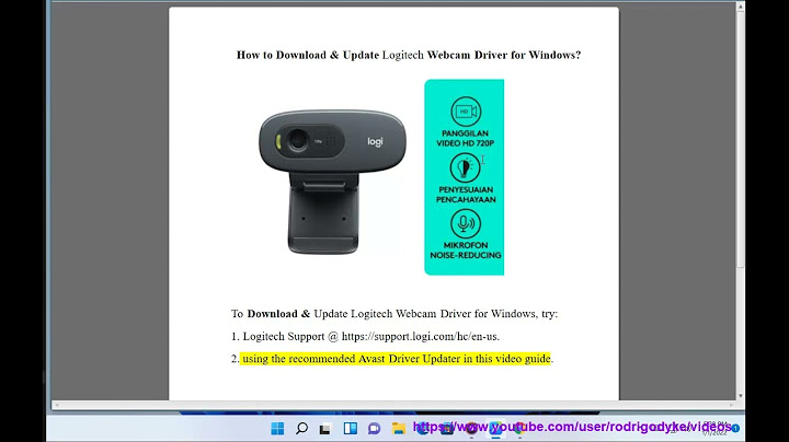Logitech webcam v-um14 driver for windows 10