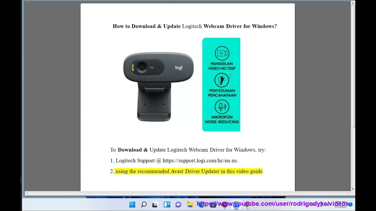 Download & Webcam Driver for Windows - YouTube