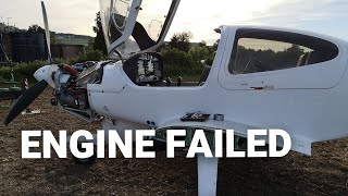 Dad filmed Emergency Landing after Engine Failure | Diamond DA40 NG