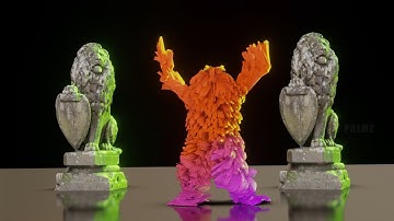 How to create fur or hair easily in Blender 2.91 |Beginners tutorial