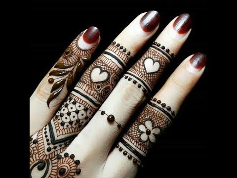 Easy and Beautiful Mehndi Designs 2018