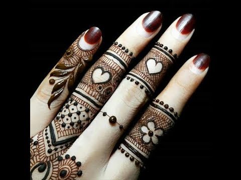 Easy And Beautiful Mehndi Designs 2018 Finger Mehndi Design