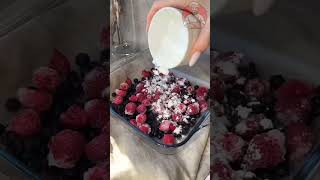 Клафути с ягодами  #домашняяеда #рецепт #еда