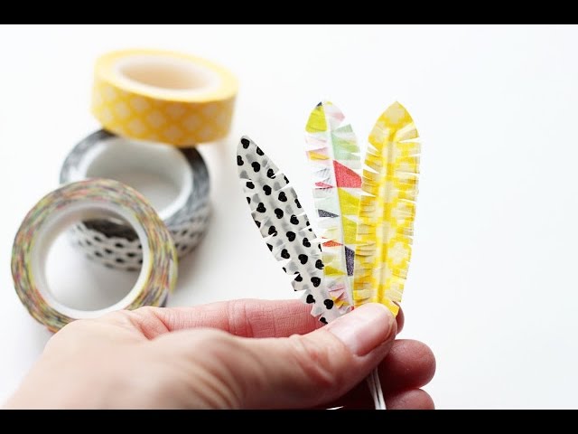 Summer Reading 2022 - Witchy-Washi Tape Crafts: Washi Tape Feathers Part 2  on Vimeo