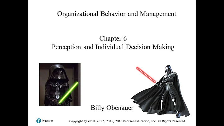 Organizational Behavior (Robbins and Judge) Chapter 06 -- Perception and Individual Decision Making - DayDayNews