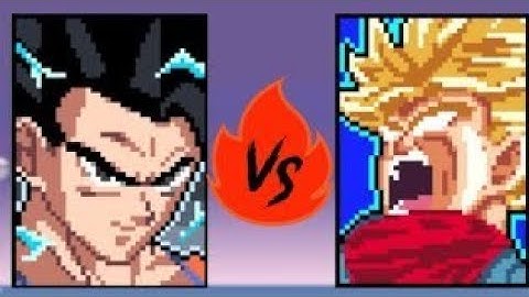 [What-if] Gohan VS Future Trunks - [Sprite Animation]