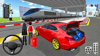 Car🚘 to Bullet Train🚄 Travelling Experience Today | 3D Driving Class 2026 | Android Gameplay🎮 #games screenshot 5
