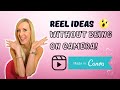 Creative Instagram Reel Ideas Without Showing Your Face!