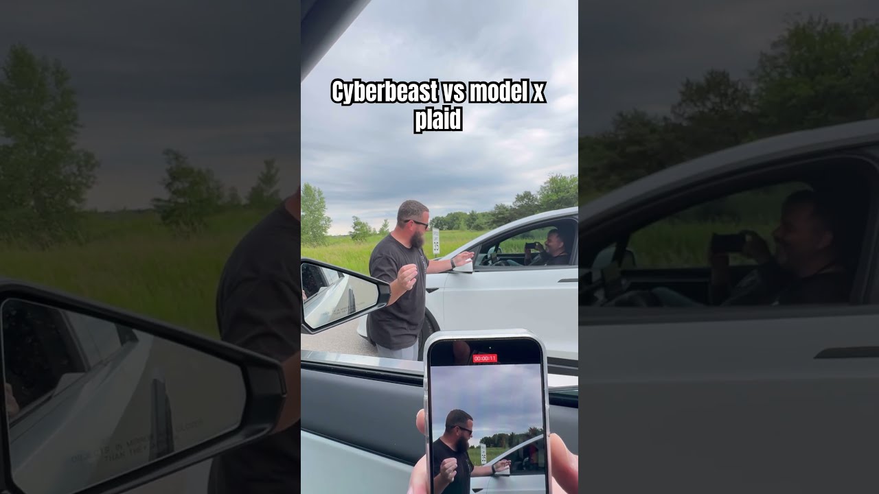 Cyberbeast Vs Model X Plaid