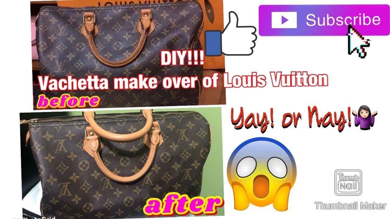 How to paint the vachetta of LV Speedy 35, Hardware cleaning, MommyCheVLOGS