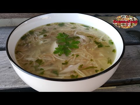 شوربة الشعيرية بالدجاج