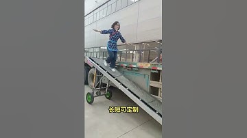 Folding belt conveyor, length and width can be customized, height can be adjusted