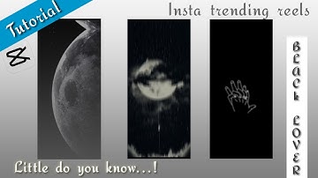 How To Make Trending Instagram Status || Little Do You Know REEL || Tutorial.
