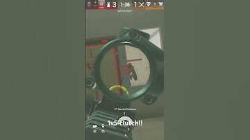 Awesome 1v5 clutch. R6 Ranked
