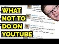 What Not To Do On Your YouTube Channel - Don't Do sub4sub!