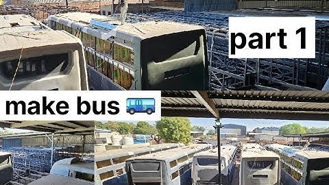 Handmade Passenger Sleeper Bus Manufacturing Factory | Amazing Process Of Bus Making#bus#viralshort