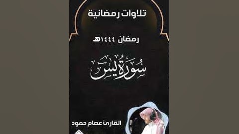 سورة يس القارئ عصام حمود