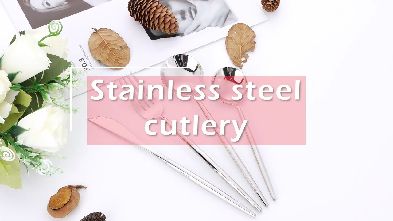 Mirror Polish Stainless Steel Flatware Set