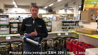 Pressol Accu Vetspuit ZBH 20V | Incl. 2 Accu's - BTN De Haas (546831) Pressol Accu Vetspuit ZBH 20V | Incl. 2 Accu's - BTN De Haas (546831)