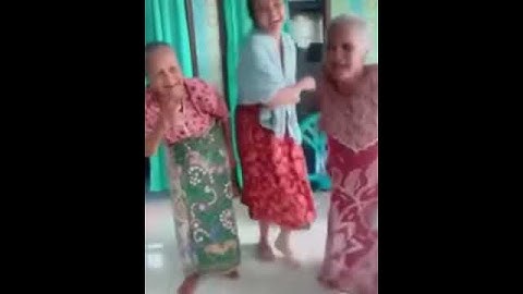 VIRAL! Video lucu nenek nenek joget entah apa yang merasukimu