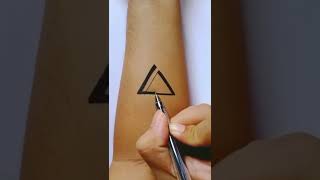 How To Make Tattoo Linkin Park With Pen On Hand #diyart #temporarytattoo #artist