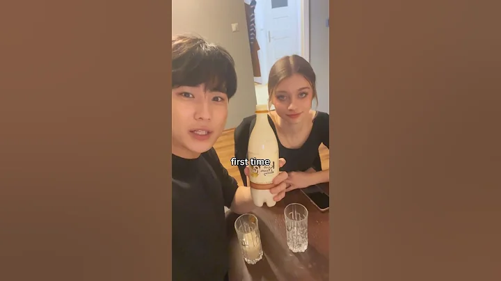 She tried Korean Wine for the first time 🤣 @chumkpop - DayDayNews