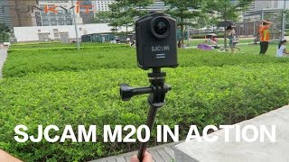 SJCAM M20 Full Review and Unboxing with Video Examples test