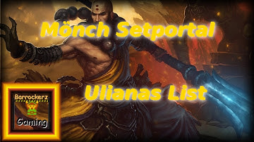 Diablo 3 - Ulianas List Mönch Setportal [Uliana