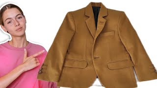 how to cut and sew suit | coat pocket stitching | sewing blazer with pattern |suit stitching |part 1